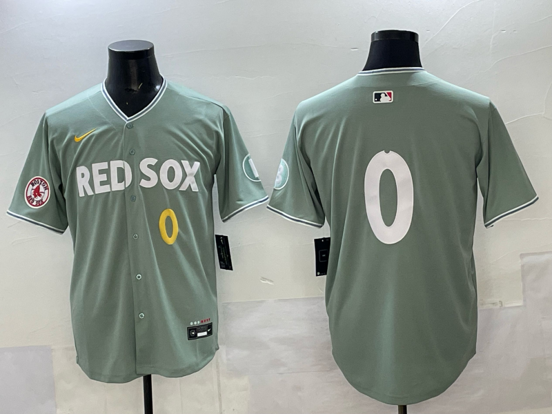 Men Boston Red Sox  #0 green Game 2025 Nike MLB Jersey 002->boston red sox->MLB Jersey